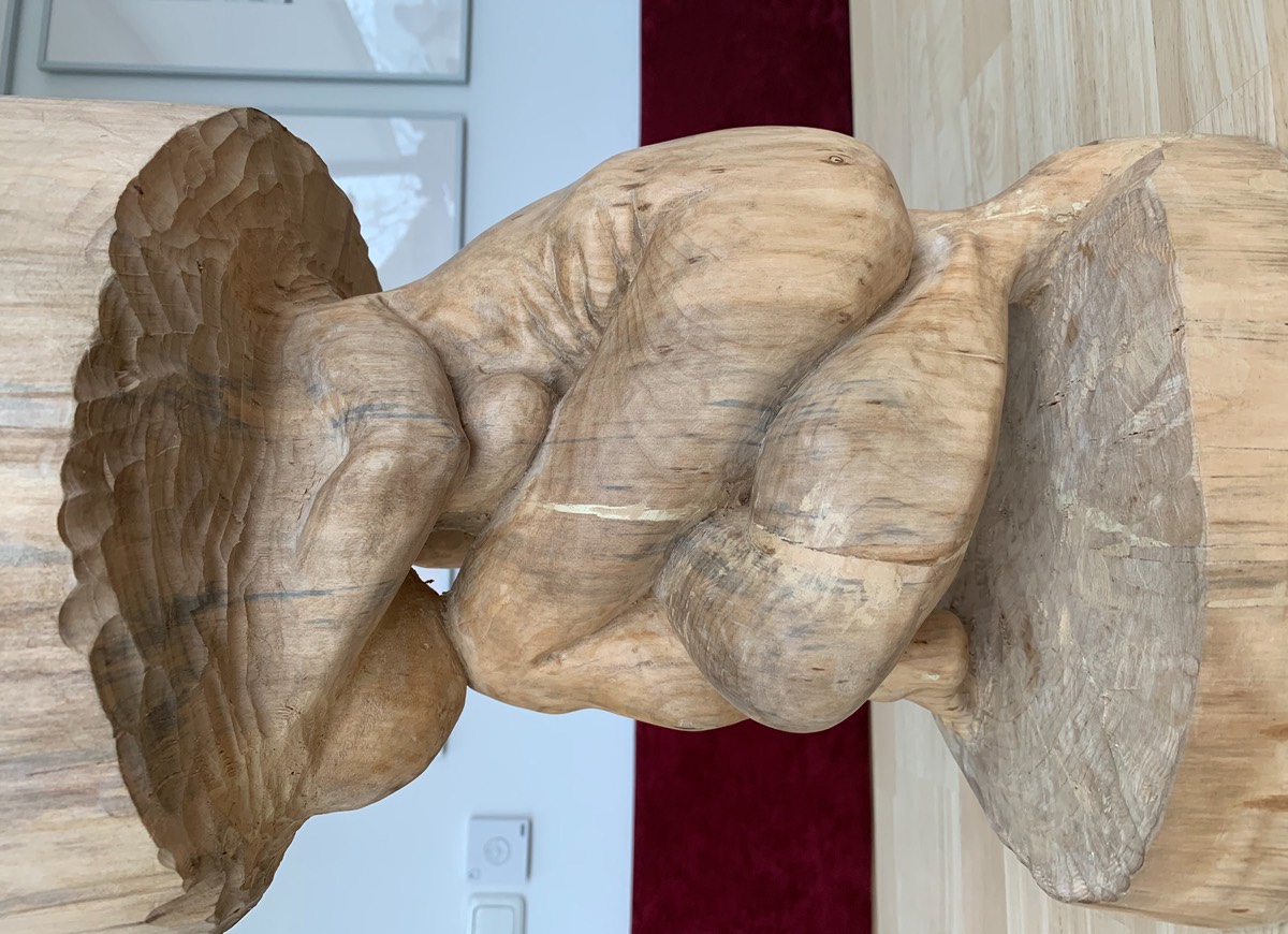 karyatide, lindenholz 50cm