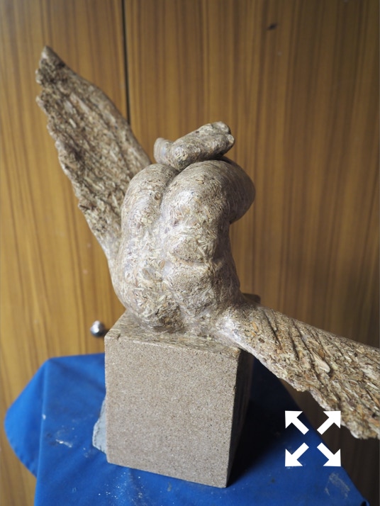 Ikarus Variation III, 50/30/20cm, spanplattenblock